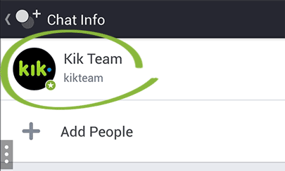 Access Kik profile