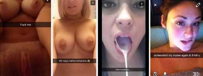 Dirty leaked snapchat nudes